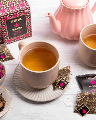 15 ct Warda Organic Moroccan Rose White Tea