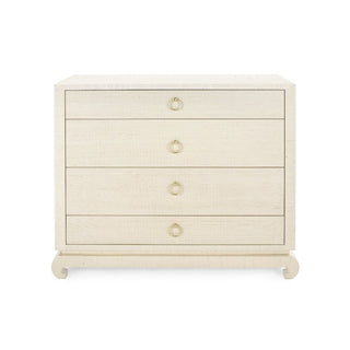 Ming Large 4-Drawer/Canvas  Cream