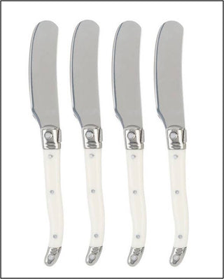 Laguiole 4-Piece Spreader Set with Faux Ivory Handles