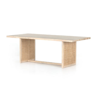 Marine Dining Table - White Wash Mango