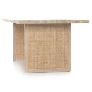 Marine Dining Table - White Wash Mango