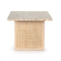 Marine Dining Table - White Wash Mango