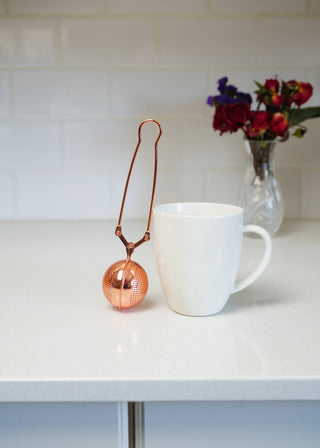 Stainless Steel Tea Strainer | Infuser Rose Gold