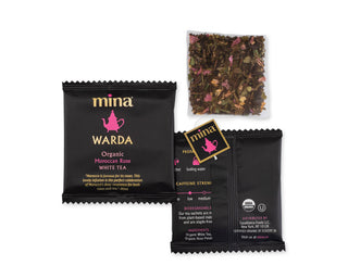 15 ct Warda Organic Moroccan Rose White Tea