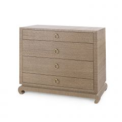 Ming Large 4-Drawer/Flax Brown