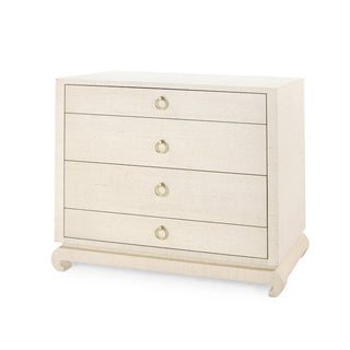 Ming Large 4-Drawer/Canvas  Cream